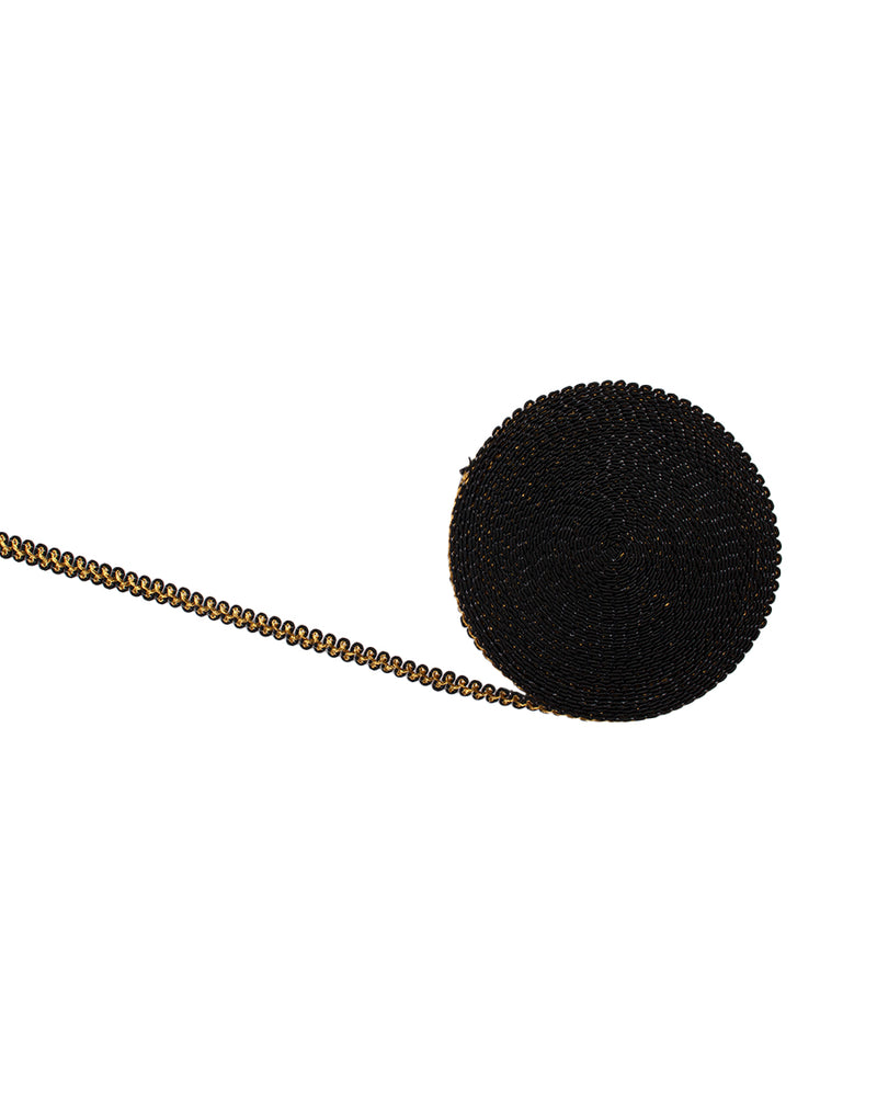 Black Thin twisted Lace