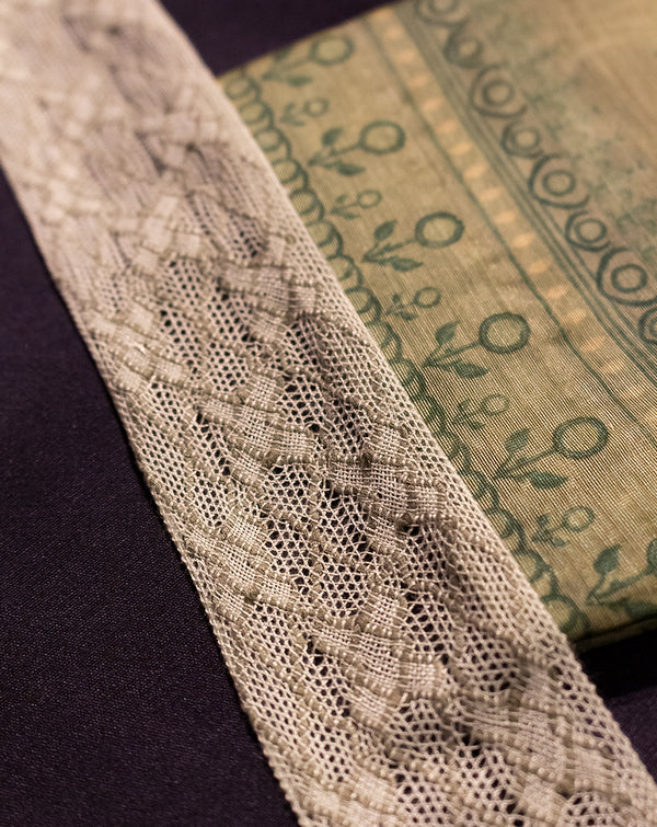 Net base designer lace-Mint Green