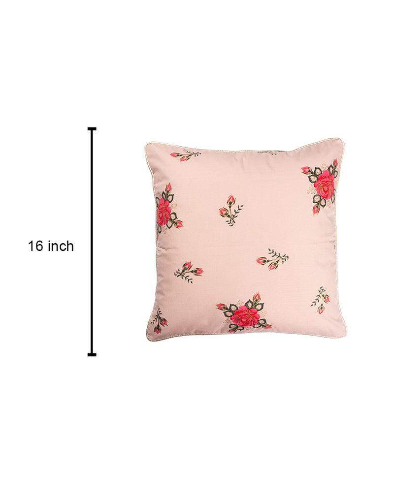 Pink Rose Cushion Cover